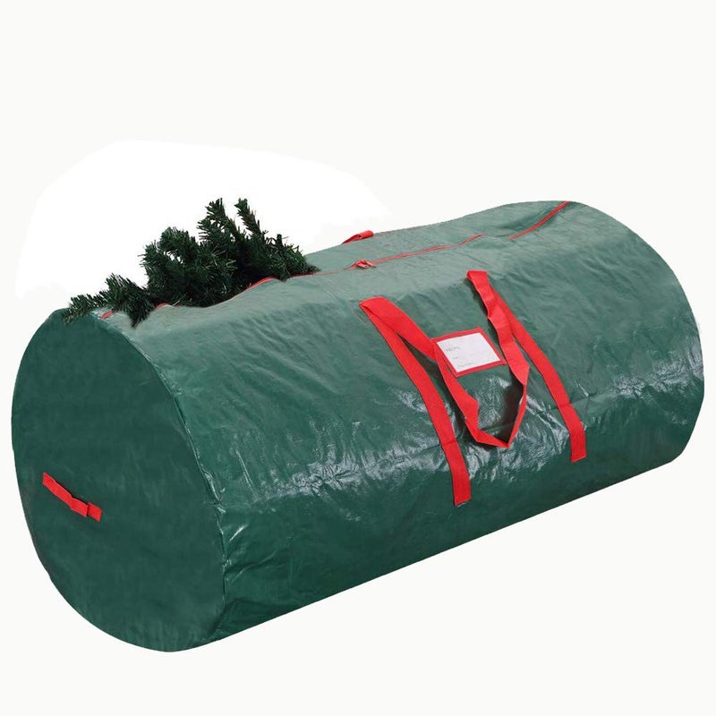 ProPik Christmas Tree Storage Bag | Fits Up to 7' Tall Disassembled Holiday Tree | 52â€ X 30â€ X 30â€ | Artificial Tree Container with Handles | Xmas Storage Case Box with Sleek Zipper (Green) - Image 1
